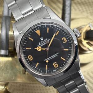 Rolex 1016 Explorer I Pumpkin.